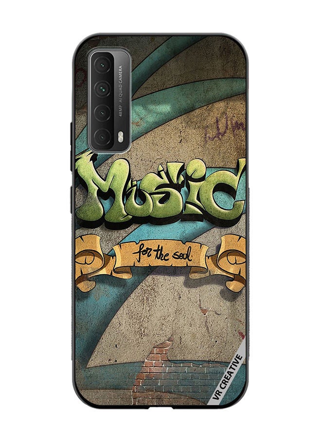 VR CREATIVE Protective Case Cover For Huawei Y7a Music For The Soul Design Multicolour - Image 1