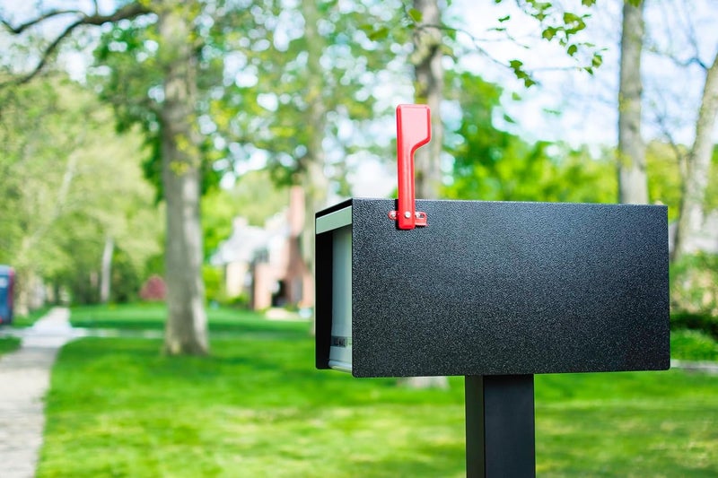 ARCHITECTURAL MAILBOXES Galvanized Steel Mailbox Flag Replacement Kit, Red - Image 2