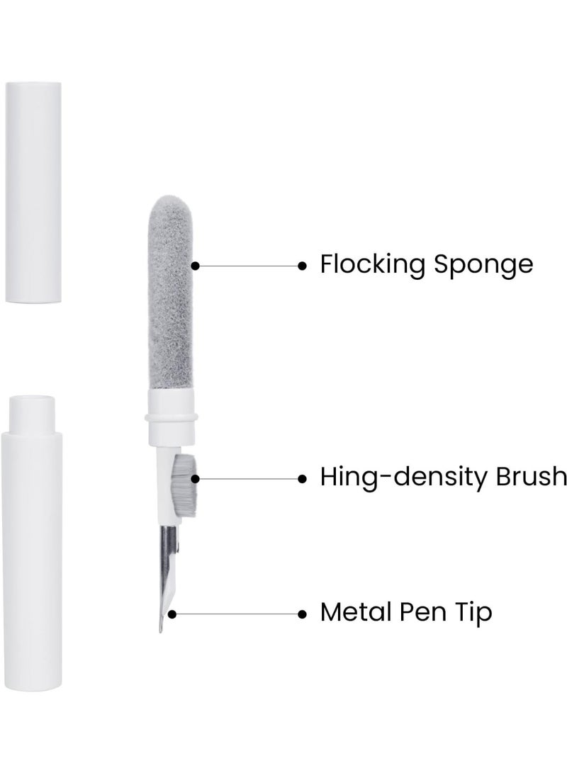 Cleaning Kit for AirPods Earphone Cleaner Kit Compatible with all AirPods with Soft Brush, Metal Tip, Sponge, Multifunction Cleaner Kit for Earbuds/AirPods Cases_white - Image 5