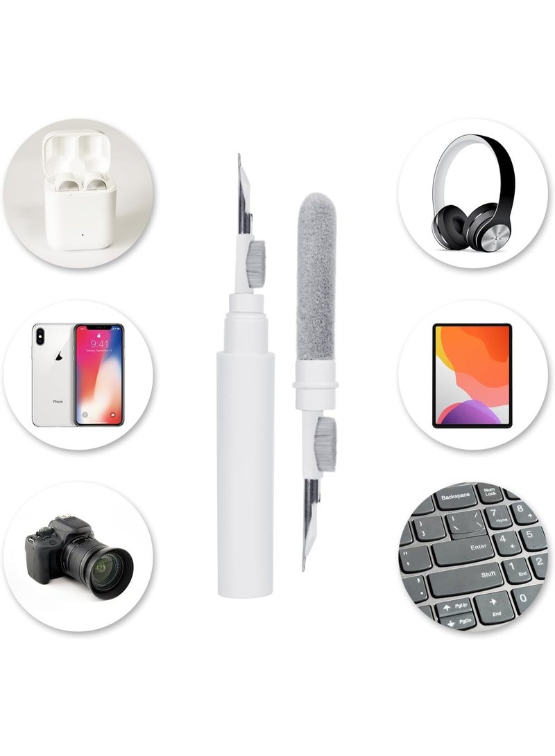 Cleaning Kit for AirPods Earphone Cleaner Kit Compatible with all AirPods with Soft Brush, Metal Tip, Sponge, Multifunction Cleaner Kit for Earbuds/AirPods Cases_white - Image 2