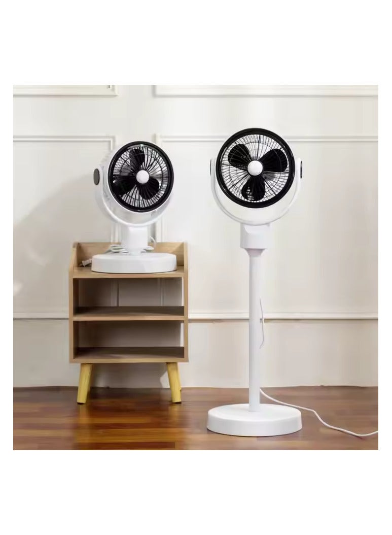 Rock Light RL-F-8004 40W 9 Inch Auto-Oscillating Floor Fan, 180° Rotation, 2 Speeds  - Image 4