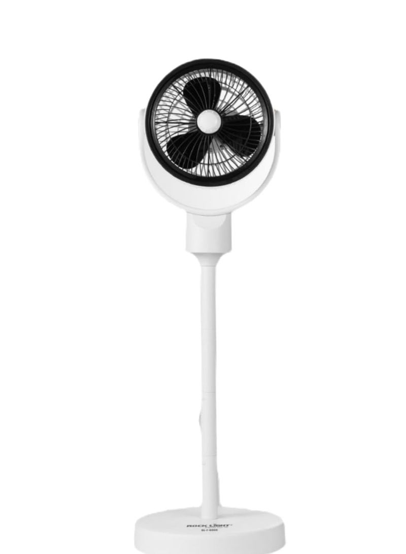 Rock Light RL-F-8004 40W 9 Inch Auto-Oscillating Floor Fan, 180° Rotation, 2 Speeds  - Image 1