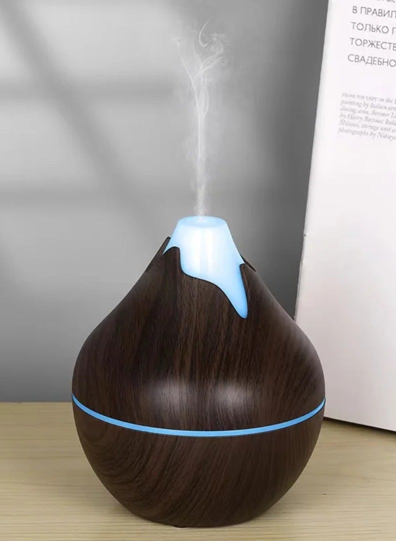 Small wooden diffuser with a natural touch and modern elegance for the room, car, and living room. Diffuser capacity: 200 ml. Dark wood. - Image 2