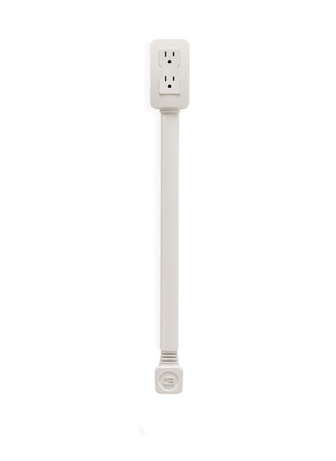 موسع منفذ الكهرباء.الوصول إلى المنافذ صعبة الوصول!مميزات USB-A, USB-C, و 2 مخارج التيار المتردد, تمتد 22"-34", تدور 180 درجة.استخدم خلف الأرائك، منصات النوم، المكاتب، وغيرها.