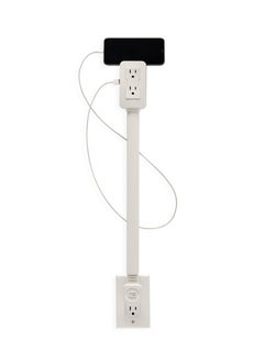 Generic Electrical Outlet Extender. Access Hard-to-Reach Outlets! Features USB-A, USB-C, and 2 AC Outlets, Extends 22"-34", Rotates 180°. Use Behind Couches, Nightstands, Desks, and More.  - Image 5