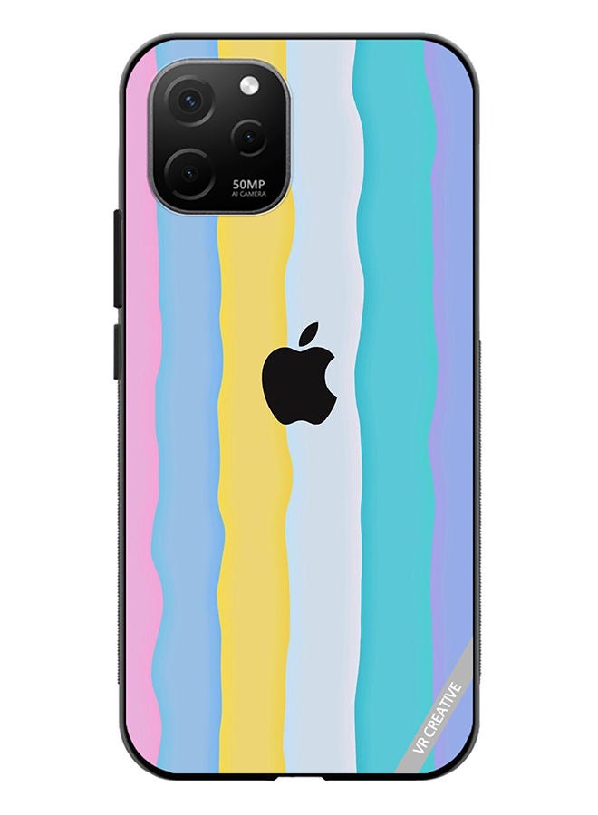 VR CREATIVE Protective Case Cover For Huawei Nova Y61 Flower Design Multicolour - Image 1