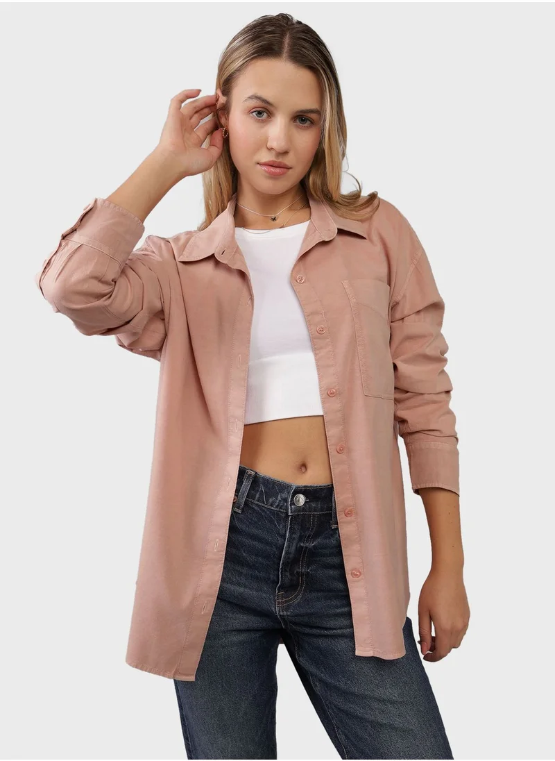 American Eagle Essential Button Down Shirt