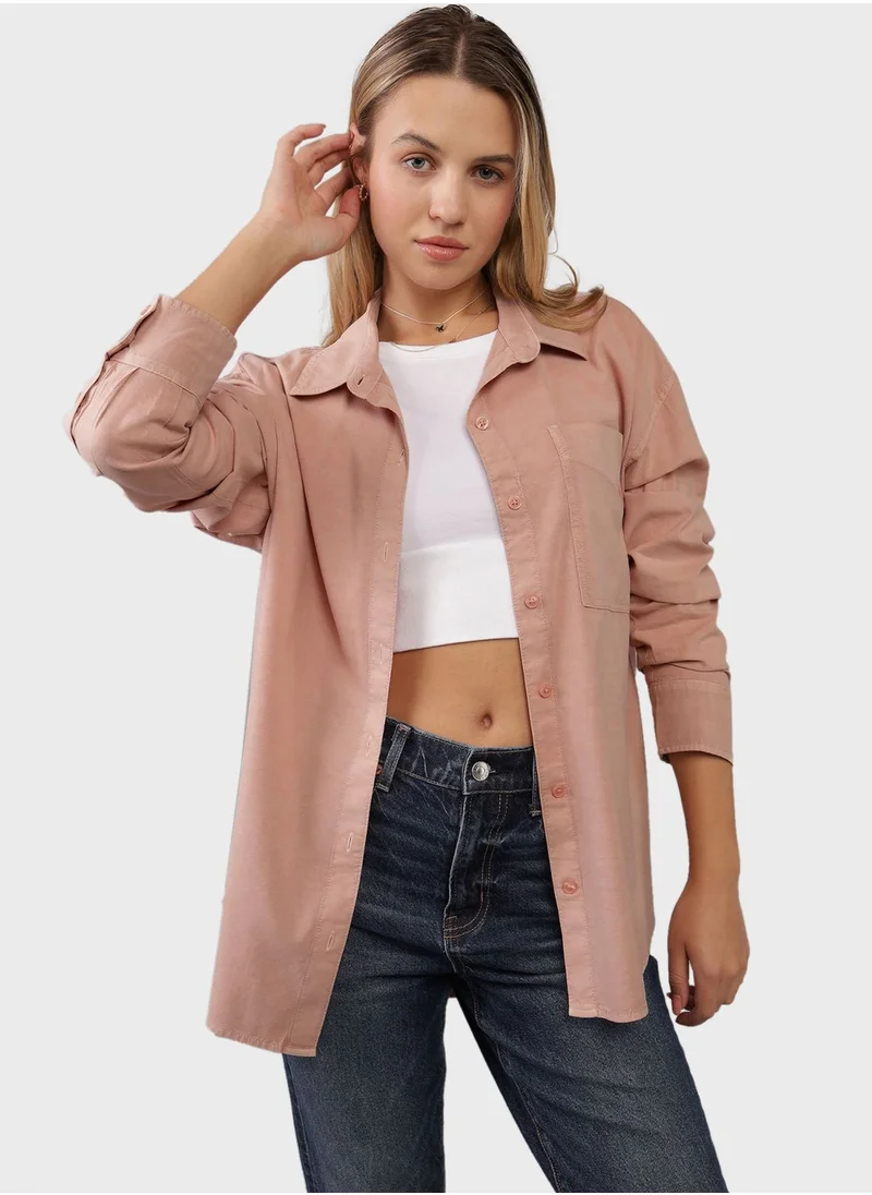 American Eagle Essential Button Down Shirt