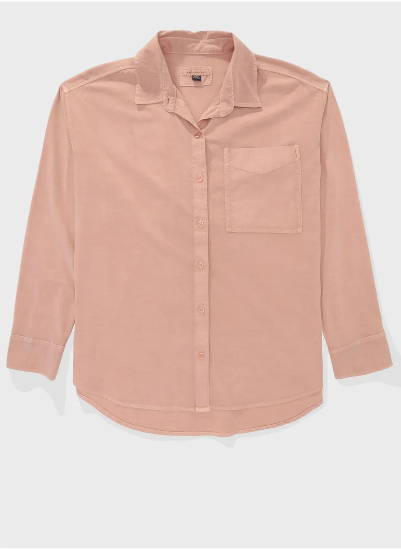American Eagle Essential Button Down Shirt
