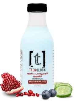 Teenology Shampoo for Teens - Avoid Forehead and Body Breakouts - No Sulfates or Parabens, Noncomedogenic, Natural Botanical Extracts, 16 oz. (Blueberry Pomegranate Cucumber) - pzsku/Z6BE1C0CD39D6E8995509Z/45/_/1731333120/967cfaf9-f12b-41e6-9071-5e4bcd0b052b