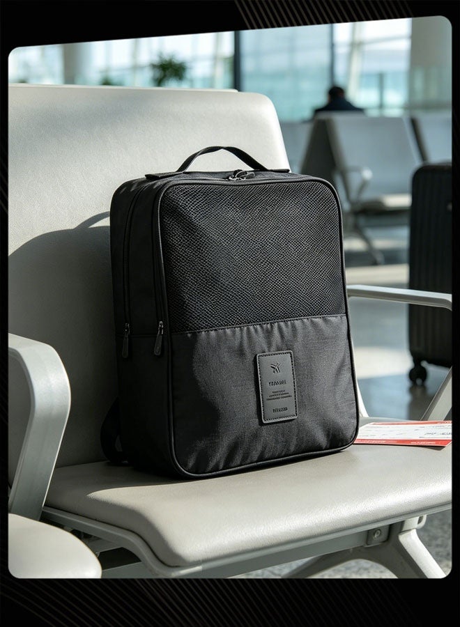 Double Layer Three-position Waterproof Travel Shoe Bag Shoe Storage Bag
