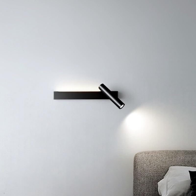 Minimalist Rotatable Wall Lamp - Creative USB Reading Light for Living Room & Bedroom(4000K Neutral Light,White_5W) - Image 2