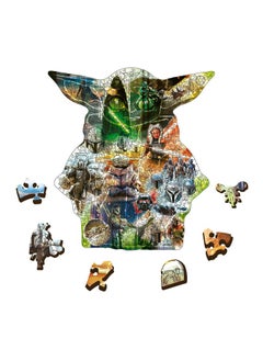 Trefl Star Wars The Mandalorian Wood Craft 500+5 Piece Jigsaw Puzzle The Mysterious Grogu Irregular Shapes, 50 Special Puzzles, Modern Premium Puzzle, For Adults And Children From 12 Years Old  - Image 2