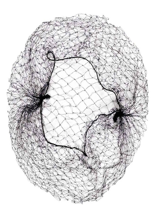 OMORFIEER Hair Nets for Buns Nets for Ballet Girls Hair Net for Wig 20 Pcs 18 inch Black - Image 1