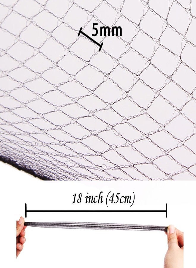 OMORFIEER Hair Nets for Buns Nets for Ballet Girls Hair Net for Wig 20 Pcs 18 inch Black - Image 4