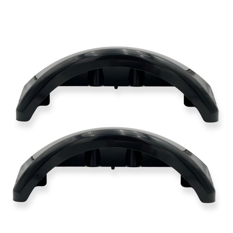 Tie Down  2 Pack Black Plastic BracketLess Plastic Trailer Fender for up to 12 in Wheels 2618 x 893 x 839 - Image 2