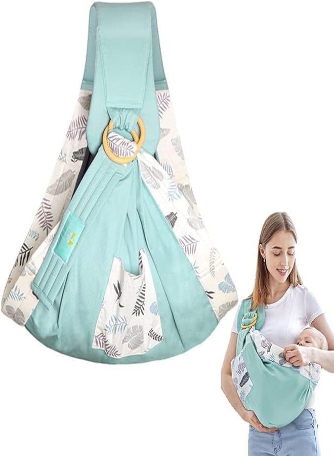 Mixen Baby Carrier Wrap,Baby Holder, Hip Seat,All-in-One Baby Wrap Carrier,Cotton, Lightweight and Breathable,Adjustable Baby Carrier,Ergonomic Pure,for Newborns and Older Babies - Image 1
