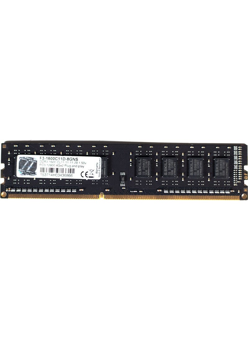 G.Skill - Gskill 8gb (2X4GB) Ddr3 1600MHZ PC Ram F3-1600C11D-8GNS - Image 1