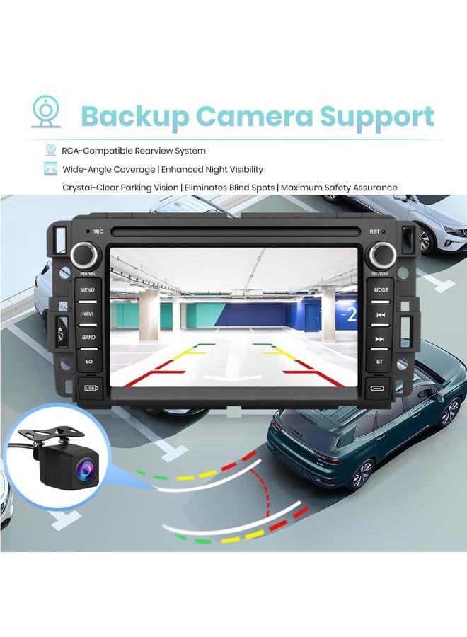 Votheon Android 13 Car Stereo Radio 2GB+64GB with Wireless Carplay & Android Auto, Backup Camera, 7 Inch HD Touchscreen | for Chevrolet Silverado Tahoe GMC Sierra Yukon 2007-2014 - Image 4