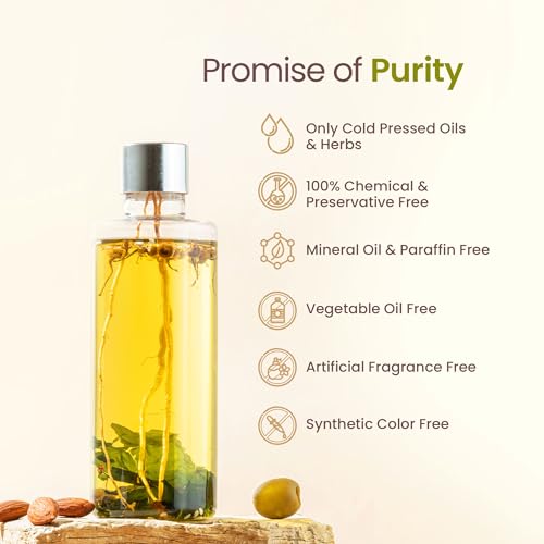 Nat Habit زيت شعر خفيف من نات هابيت بزيت الزيتون واللوز مع فيتامين E للنساء والرجال، لجميع أنواع الشعر وفروة الرأس، بدون بارافين، زيت معدني، مواد حافظة وكيماويات، 100 مل - Image 4