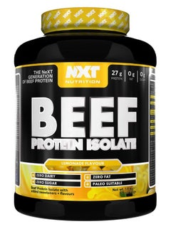 NXT Nutrition Beef Protein Isolate, Lemonade Flavour,  1.8kg, 60 Servings 