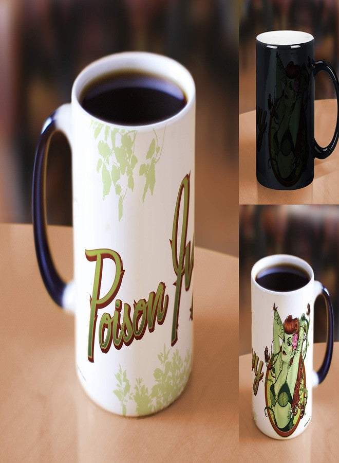 Morphing Mugs DC Comics Justice League (Poison Ivy Bombshell) Ceramic Mug, Black - Image 5