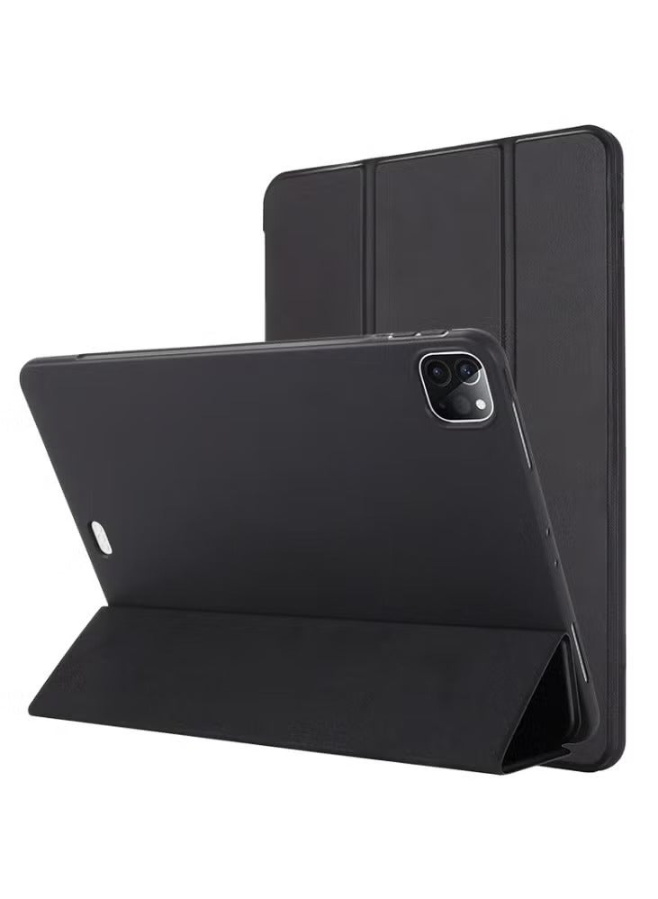 PROMASS iPad Pro 11 Inch Case Cover Compatible with iPad Pro 4th Gen 2022 / iPad Pro 3rd Gen 2021/ iPad Pro 2nd Gen 2020 with Pencil Holder Flip Leather Tablet Case, Smart iPad Case Auto Wake/Sleep - Black - Image 2