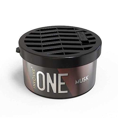 Involve your senses One Musk Organic Car Perfume - Pack Of 3 | Fiber Air Freshener To Freshen'Up Your Car -40g Each | Car perfume | Car accessories interior| Leak Proof - Image 4