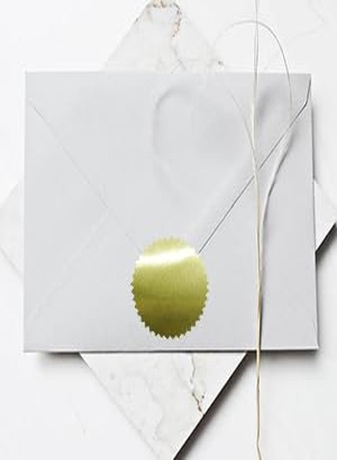 Yellow Nuts Round Gold Vinyl Stickers for Birthday Anniverzary Gift Bags Packaging - 60 pcs - Image 3