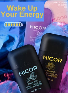Nicor 1pc On-the-Go Portable Aromatherapy Nasal Inhaler Personal Diffuser Sniffer Stick With Essential Oils Refreshing Menthol for Stress Anxiety Relief Soothes Comforts Boosts Focus  - Image 4