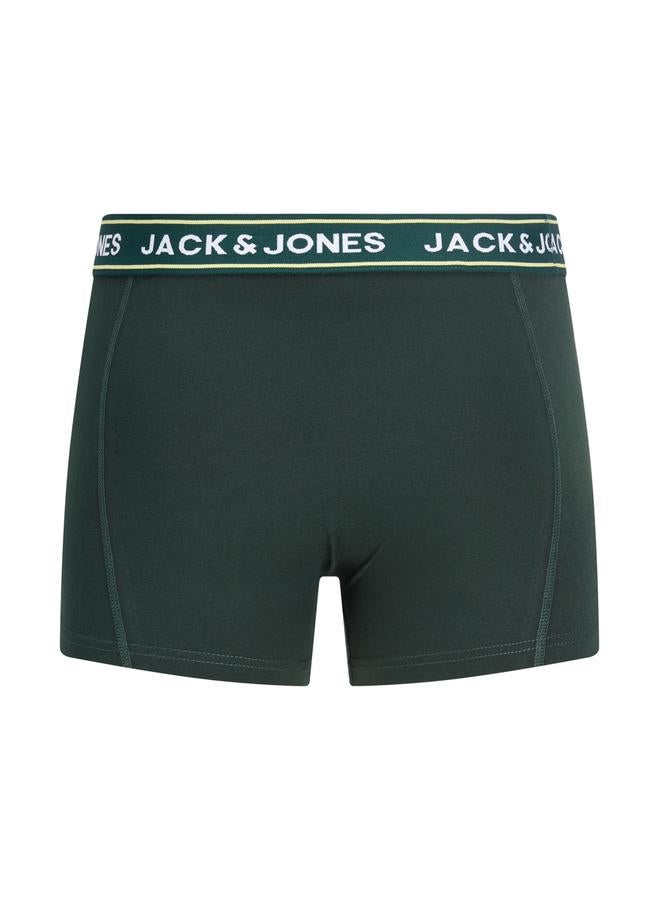 JACK & JONES Pack of 5 - Back JACMAX Logo Print Trunks - Image 2