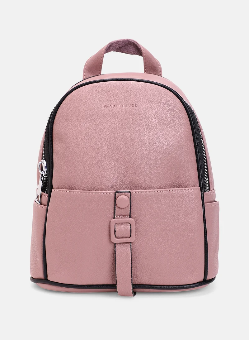 Haute Sauce Women's The Slider Mini Backpack - Nude Pink