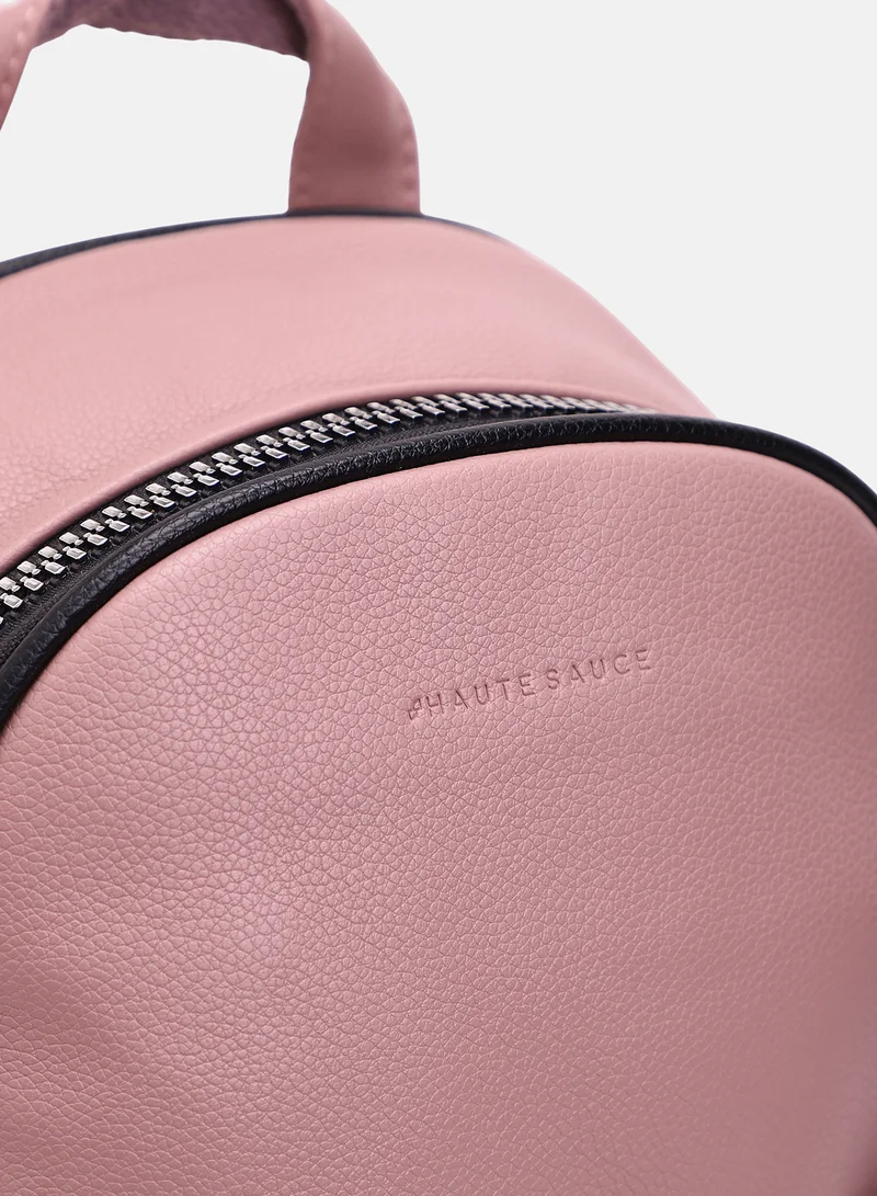 Haute Sauce Women's The Slider Mini Backpack - Nude Pink