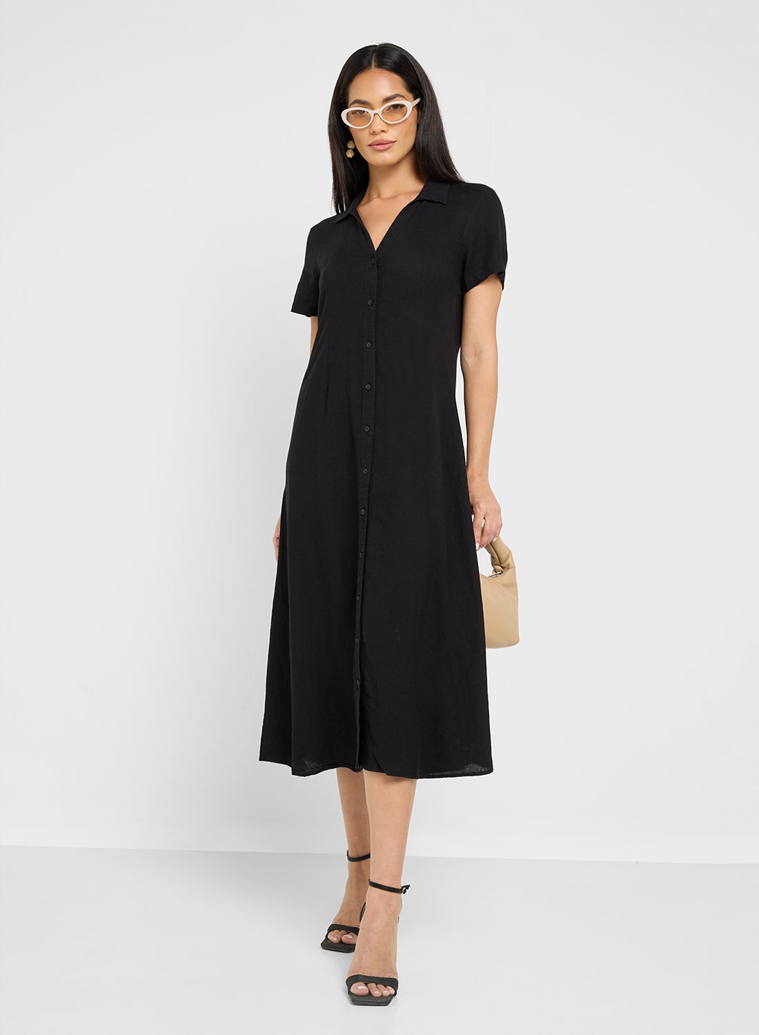 MANGO Sleeveless Midi Dress for Women | Best Price KSA