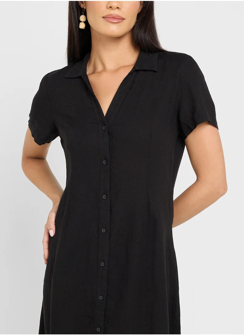 VERO MODA Button Detailed Dress