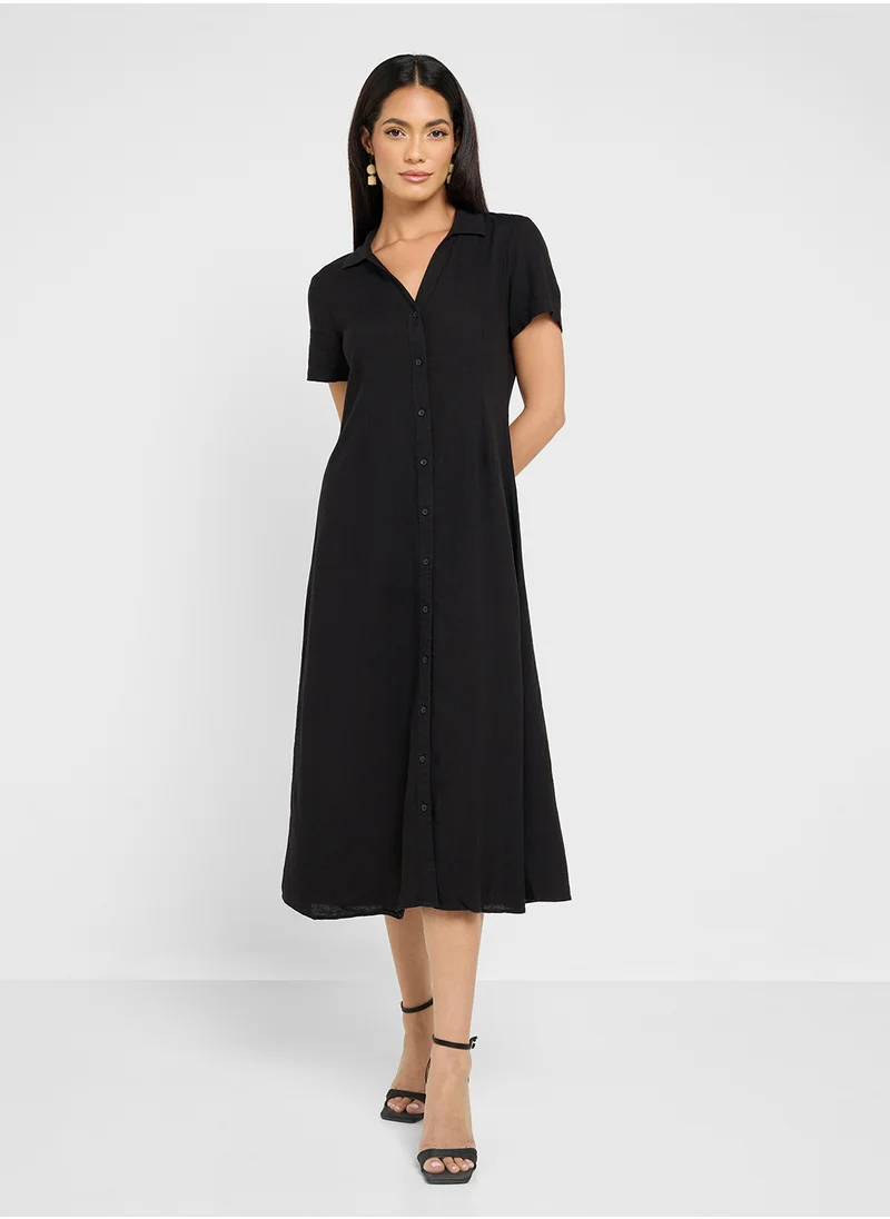 VERO MODA Button Detailed Dress