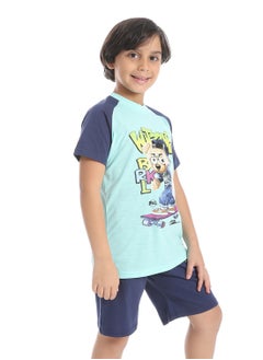 Caesar Boys' 2-piece printed cotton set  - Image 3