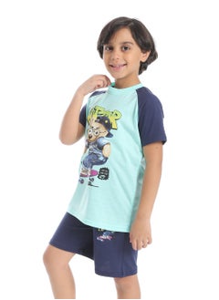 Caesar Boys' 2-piece printed cotton set  - Image 2