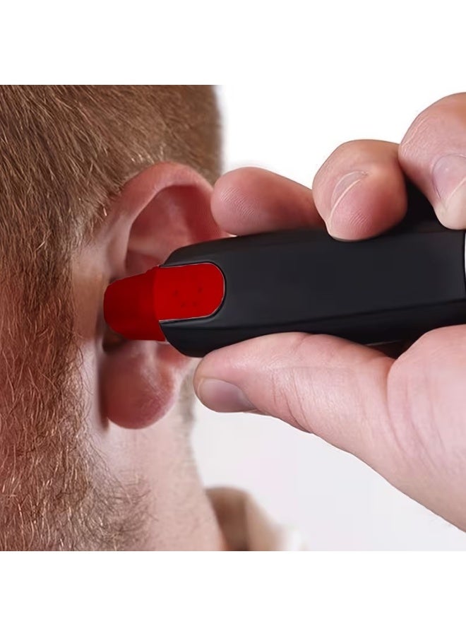 روزينو ماكينة حلاقة وتشذيب شعر الأنف والأذن الكهربائية المحمولة، مزيل شعر الوجه والحواجب اللاسلكي للرجال والنساء، قطعة واحدة - Image 4