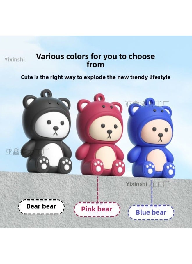 Generic U Disk Cute Cartoon Tremolo Mobile Phone Computer Dual-use 32G64G128G Office Student Car-Capacity:Blue Bichon [free Pendant + Typec Adapter]-Interface:128G  - Image 3