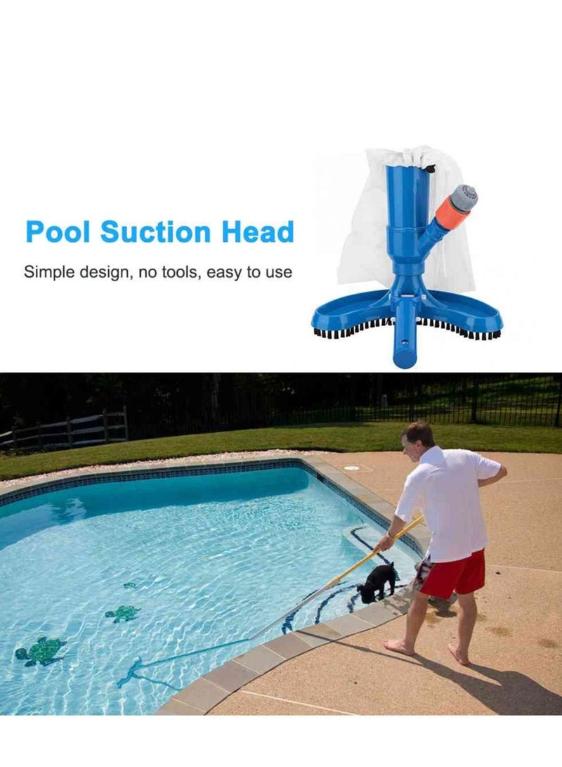 Generic Swimming Pool Vacuum Cleaner Cleaning Disinfect Tool Set Suction Head Pond Fountain Spa Pool Cleaning Brush EU/US Pool Cleaner (EU)  - Image 4