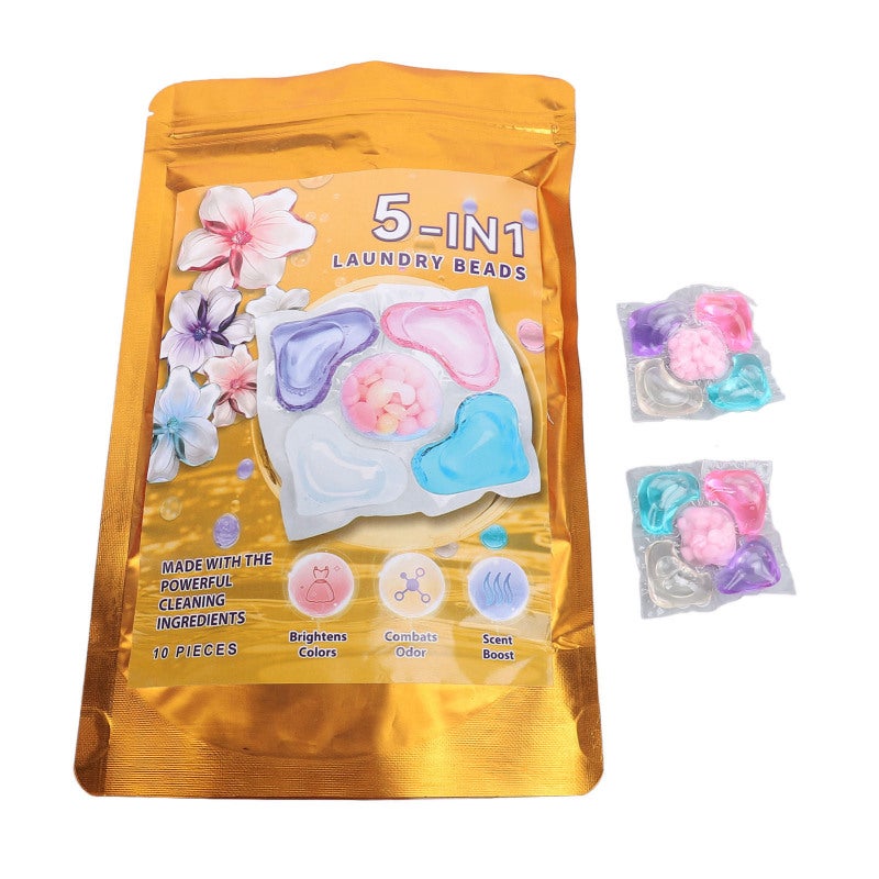 Laundry Detergent Pods 20pcs 5 In 1 - Gentle On Delicate Fabrics Long Lasting Fragrance Pods For Washing Machine Baby Clothes - Image 1