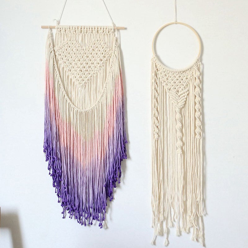 2pcs Macrame Catcher Circle DIY Round - Image 5