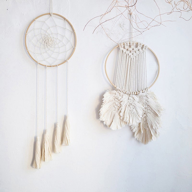 2pcs Macrame Catcher Circle DIY Round - Image 3