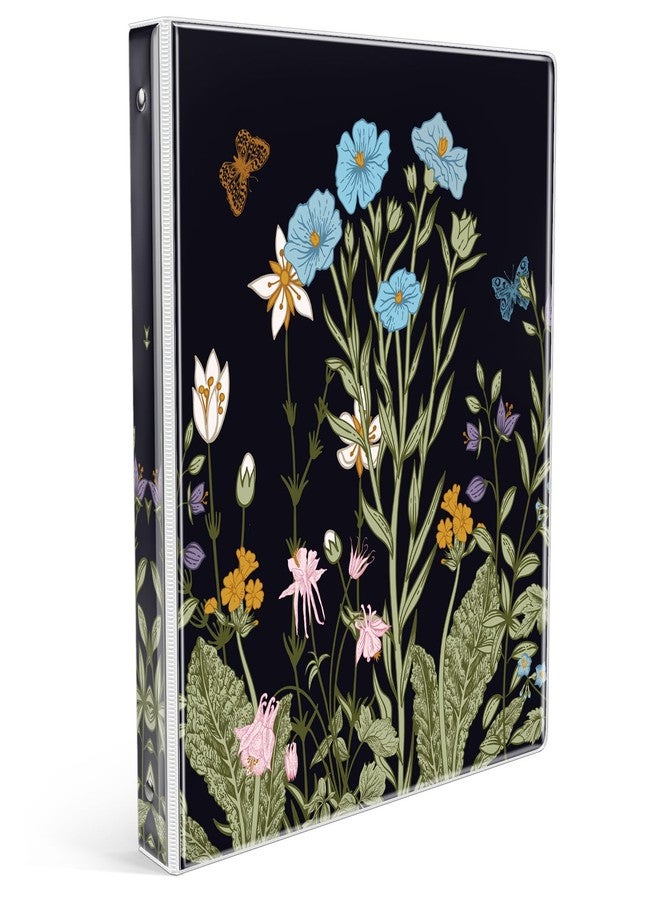 Eyrozill Cute 3 Ring Binder 1 Inch, Decorative Receipt Binders, Hair Client Records with Clear Interior Pockets for Letter-Size(11" x 8.5") Paper, PVC Cover (Tussock, 1 in) - Image 1