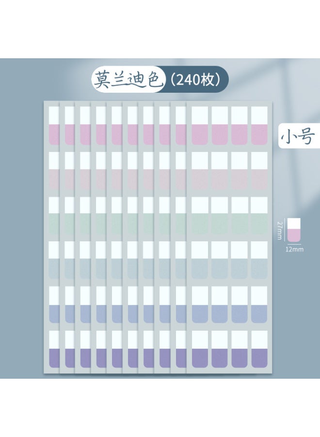 NATHAN Index Stickers Small Card Paging Label Stickers Writable Sticky Notes Creative Student Color Note Stickers Instruction Stickers - Image 1