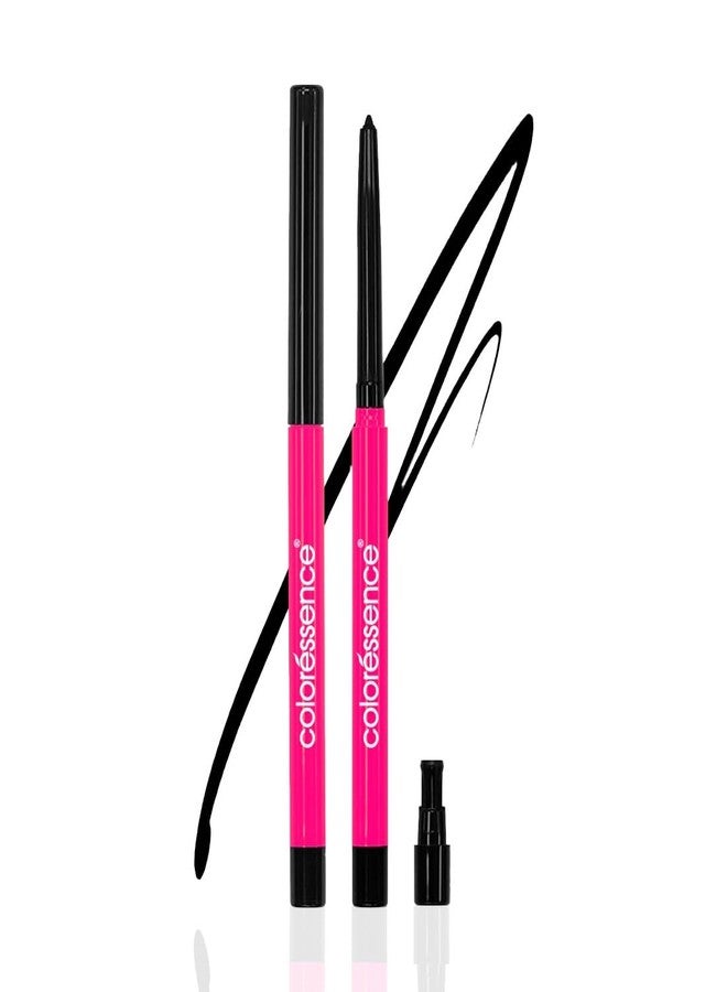 كالرسينس قلم كحل كولوريسنس تايم تو برايم | لون أسود فاحم | لمسة نهائية مطفية | مقاوم للتلطخ والماء | يدوم حتى 12 ساعة | غني بزيت اللوز | لون أسود غني وواضح | مسحة واحدة تكفي - Image 1