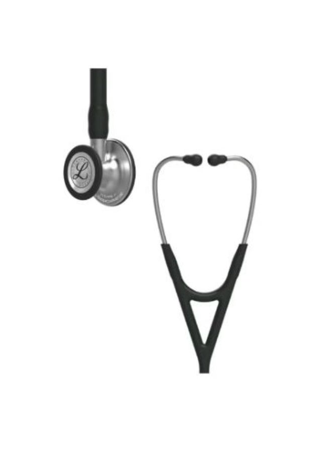 3M Littmann Stethoscope, Cardiology IV, Black Tube, Stainless Steel Chestpiece, 22 inch, 6152 - Image 1