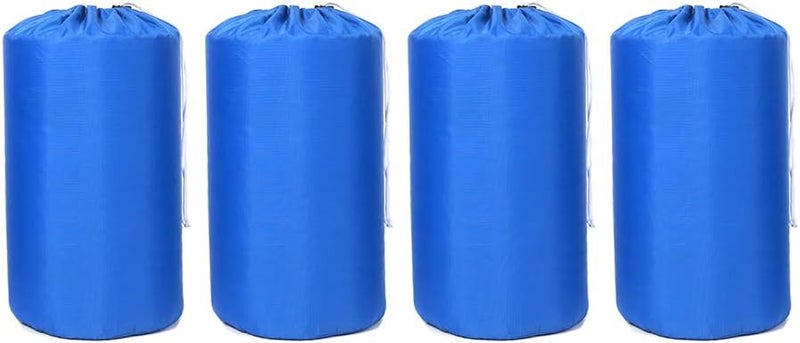 EZK 210 Denier Compression Stuff Sacks, Drawstering Sleeping Bags Storage Organizer with Bottom Handle, Water-Resistant for Camping, Hiking, Backpacking, 4 Sizes,4 Pack, Royal Blue. - Image 1