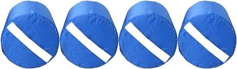 EZK 210 Denier Compression Stuff Sacks, Drawstering Sleeping Bags Storage Organizer with Bottom Handle, Water-Resistant for Camping, Hiking, Backpacking, 4 Sizes,4 Pack, Royal Blue. - Image 3